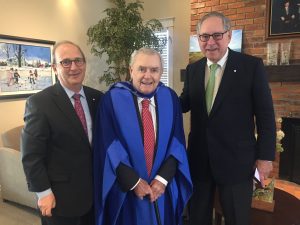 Bishop’s University confers Doctor of Civil Law, honoris causa, on Ron Joyce